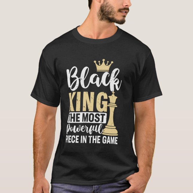 Camiseta Rei Negro, A Peça Mais Poderosa Do Jogo Che (Frente)