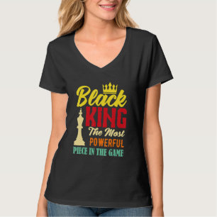 Camiseta Rei Negro A Peça Mais Poderosa No Jogo Bla