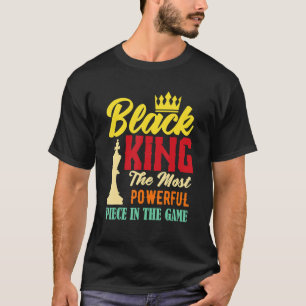 Camiseta Rei Negro A Peça Mais Poderosa No Jogo Bla