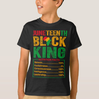 Camiseta Rei Negro Fatos Nutricionais Orgulham Mulheres Afr
