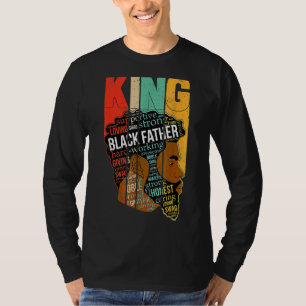 Camiseta Rei Negro Forte Junteeth Afro-Americano Fathe