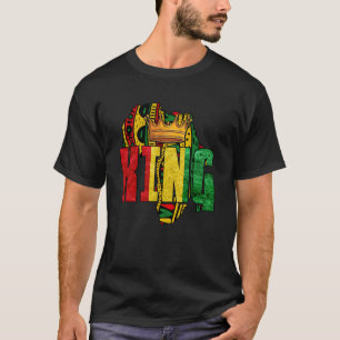 Camiseta Rei Negro Mês da História Negra Afro-Americanos M