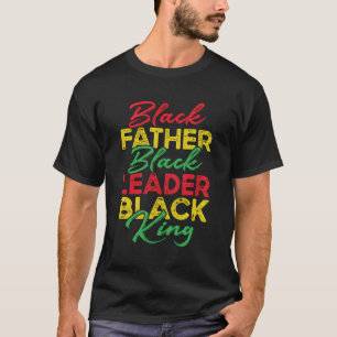 Camiseta Rei Negro Padre Negro Dia de os pais Junenésimo Pa
