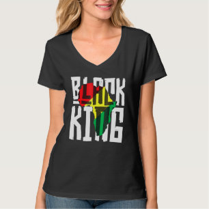 Camiseta Rei Negro para Meninos História Negra Mês África