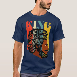 Camiseta Rei Orgulho Melanizado Pai Negro Junetee