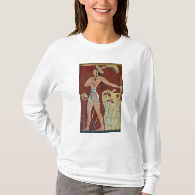 Camiseta Rei-Padre ou príncipe com lírios (Frente)