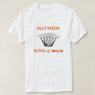 Camiseta Rei Personalizado do Bark Divertido