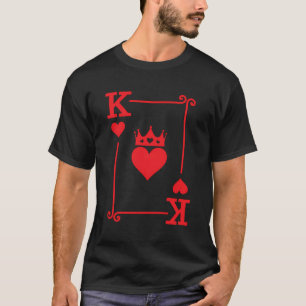 Camiseta Rei Rainha De Corações - Casal Correspondente - Re