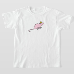 Camiseta rei rato rosa