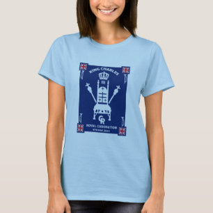 Camiseta Rei Real Britânico Charles III