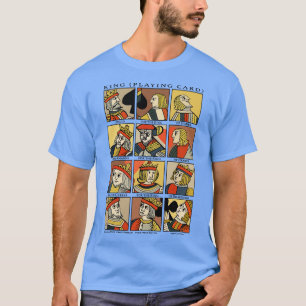 Camiseta Rei Retro Jogando Representações d