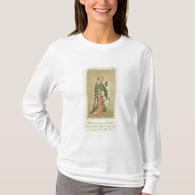 Camiseta Rei Richard II (1367-1400) com seu pai Edward (Frente)