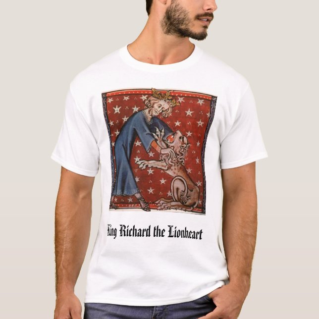 Camiseta Rei Richard o Lionheart, rei Richard o Li… (Frente)