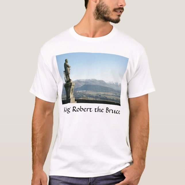 Camiseta Rei Robert de Scotland Stirling o Bruce (Frente)