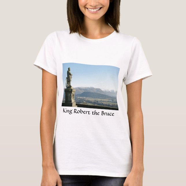 Camiseta Rei Robert de Scotland Stirling o Bruce (Frente)