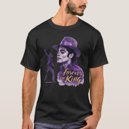 Camiseta Rei Roxo Para Sempre - Arte Lendária em Aquarela
