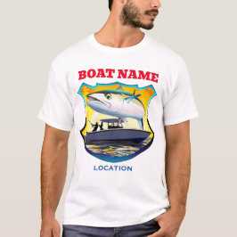 Camiseta Rei Sarda que pesca no camiseiro Sunset T