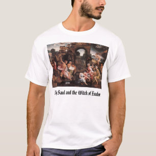 Camiseta Rei Saul e bruxa de Endor