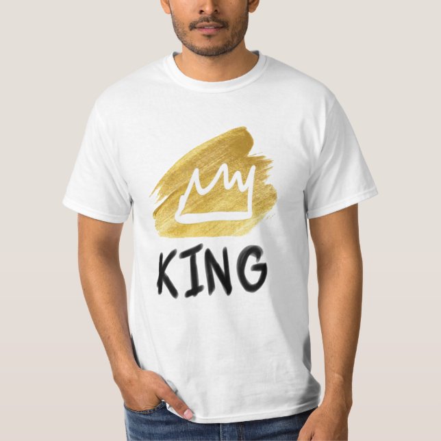 Camiseta REI (T branco básico diário) (Frente)