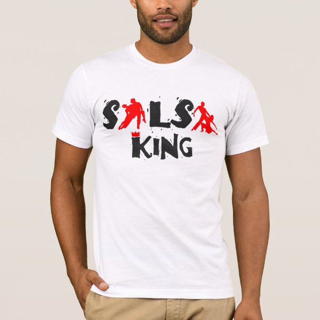 Camiseta REI t-shirt da SALSA - para amantes da dança da (Frente)