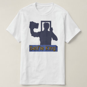 Camiseta Rei T-shirt de Selfie