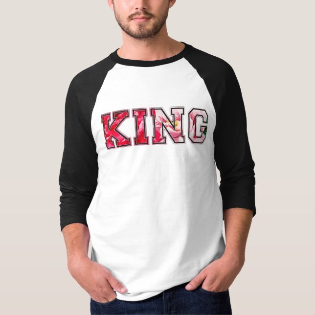 Camiseta Rei texto grafite estilo letra (Frente)