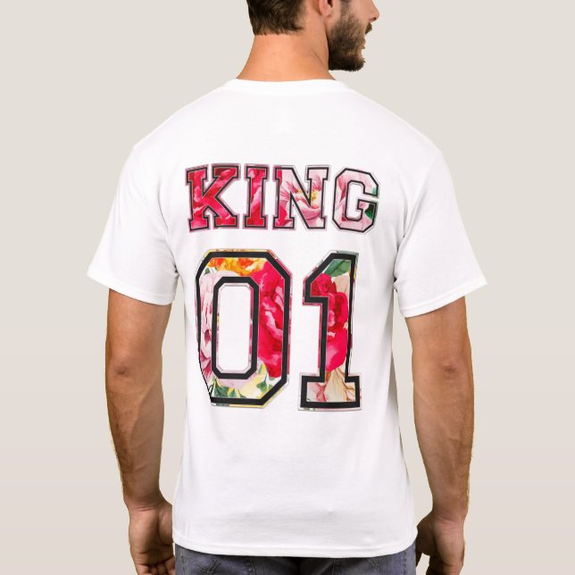 Camiseta Rei texto grafite estilo letra (Verso)