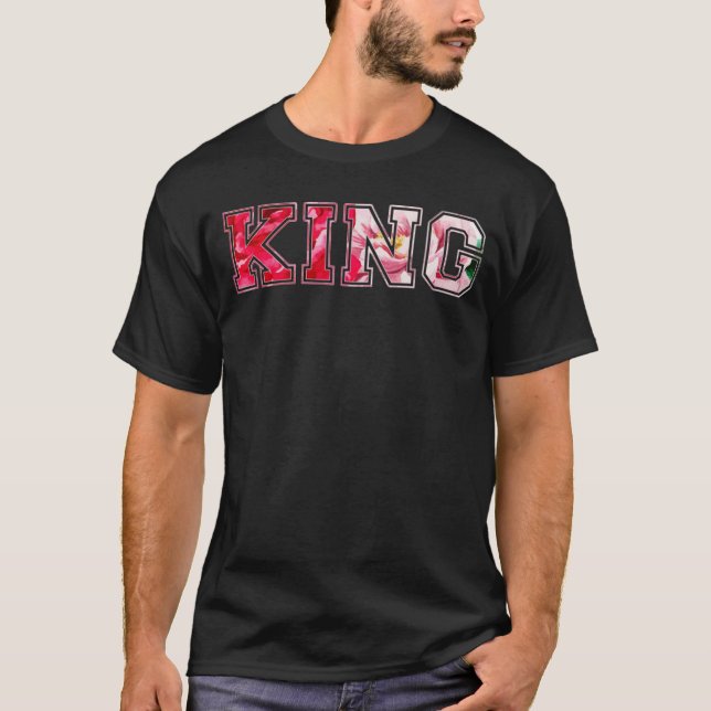 Camiseta Rei texto grafite estilo letra (Frente)