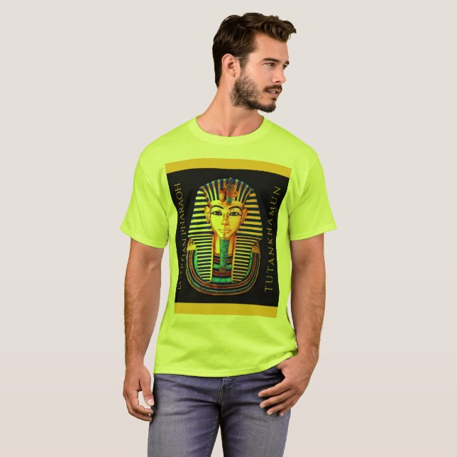 Camiseta Rei Tutankhamun Antigo Faraó Egípcio (Frente Completa)