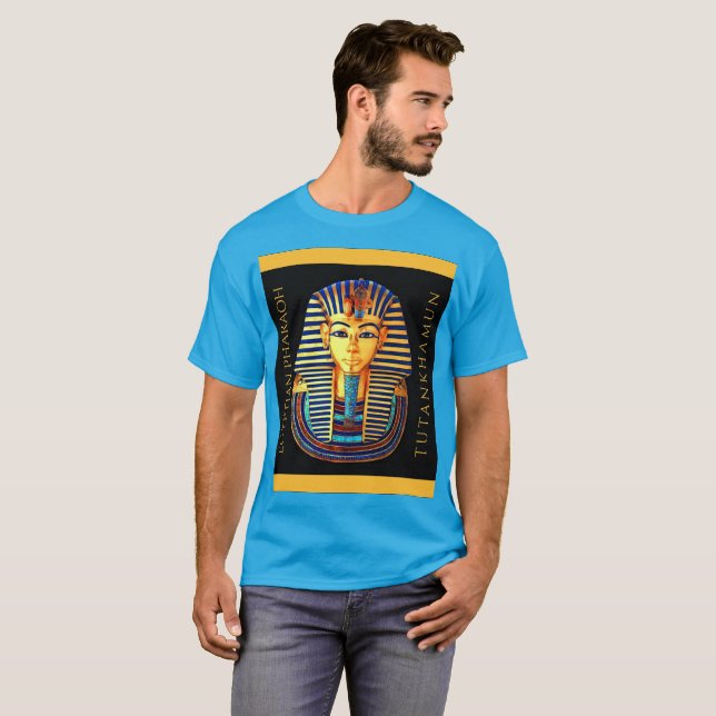 Camiseta Rei Tutankhamun Antigo Faraó Egípcio (Frente Completa)