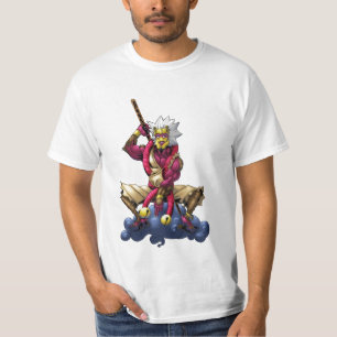 Camiseta Rei vermelho do macaco