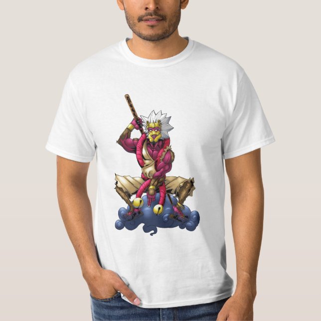 Camiseta Rei vermelho do macaco (Frente)