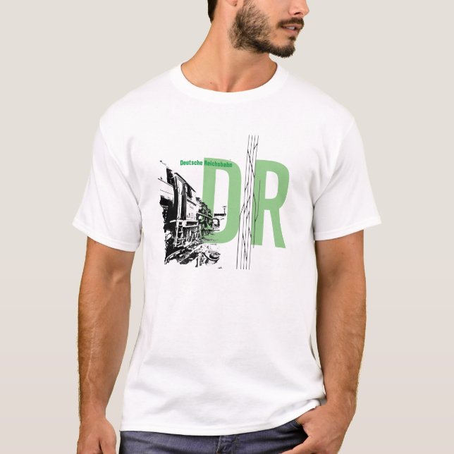 Camiseta Reichsbahn alemão desenho (Frente)