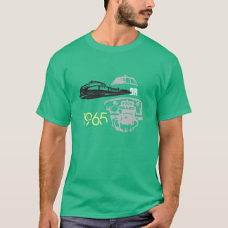 Camiseta Reichsbahn alemão Triebwagen