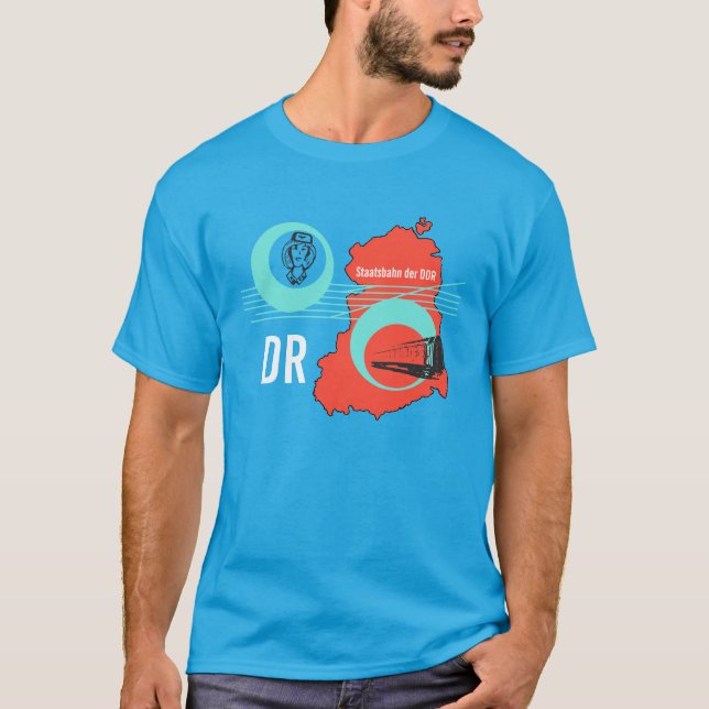 Camiseta Reichsbahn DDR desenho (Frente)