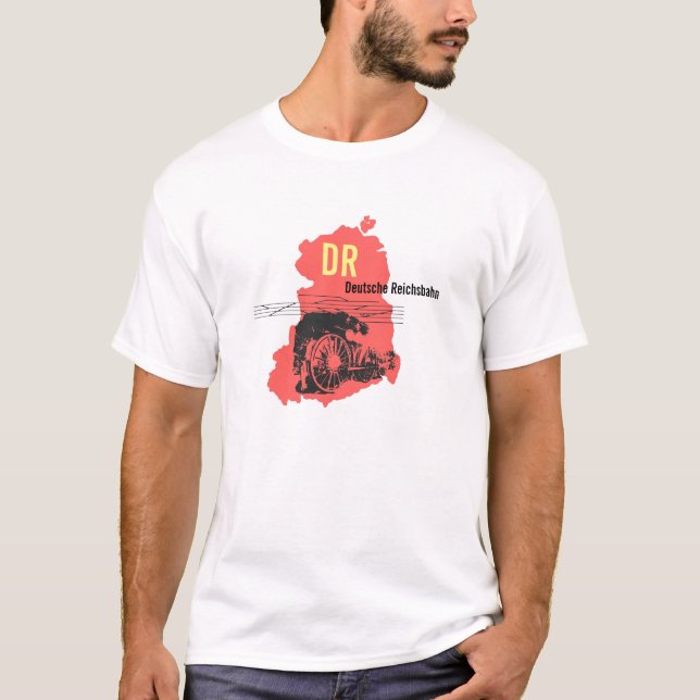 Camiseta Reichsbahn DDR desenho (Frente)
