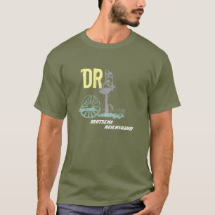 Camiseta Reichsbahn desenhos DDR