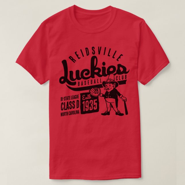 Camiseta Reidsville Luckies Baseball (Frente do Design)