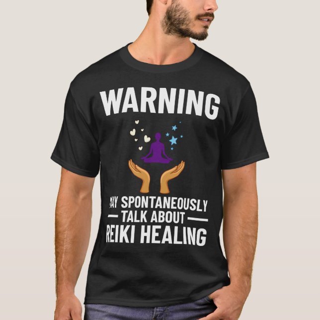 Camiseta Reiki Healer Energy Healing Music Master Stone (Frente)