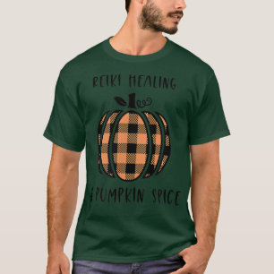 Camiseta Reiki Healing and Pumpkin Spice Fall Autumn Hallow