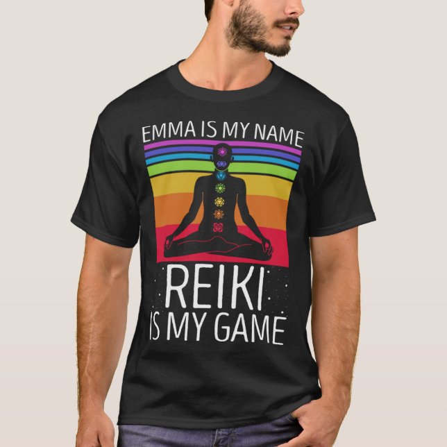 Camiseta Reiki Mandala Quote for Reiki and Reiki Master  1 (Frente)