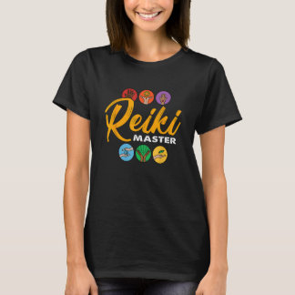 Camiseta Reiki Master Spiritual Healer Adora Calor de Energ