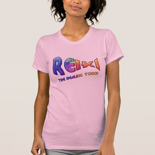 Camiseta Reiki - o toque cura (Frente)