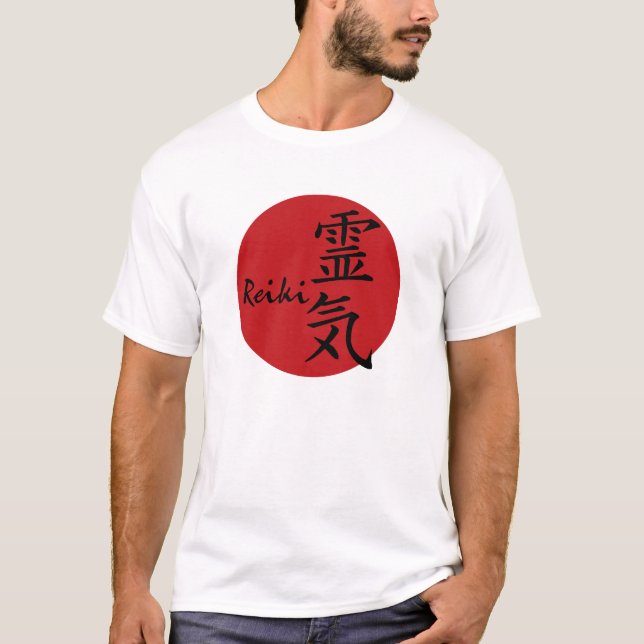 Camiseta Reiki - vermelho (Frente)