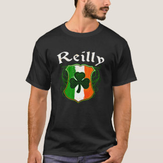 Camiseta ReilIrish Surname Ireland Flag Shield Shamrock
