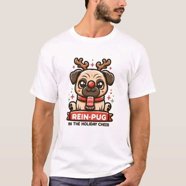 Camiseta Rein pug no festival (Frente)