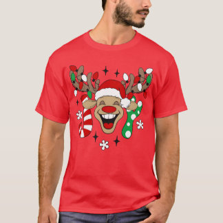 Camiseta Rein Rudolph Christmas Ugly Christmas Sweater