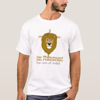 Camiseta Reina, o leão do T-SHIRT de Judah