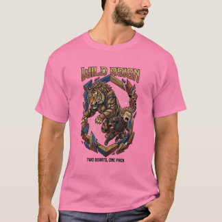 Camiseta Reinado Selvagem – Gráfico de Laço Selvagem