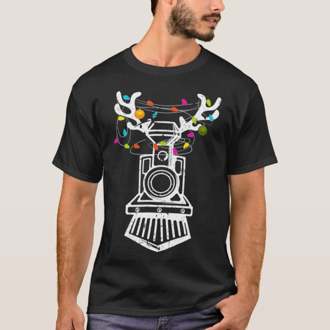Camiseta Reinador de Comboio do Natal (Frente)